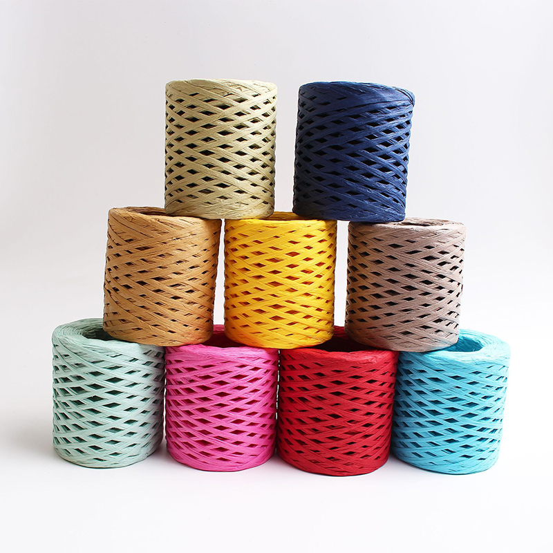 200M/롤 라피아 종이 공예 리본 원사 DIY 선물  - Papercraft Supply Ribbon 리뷰 및 가격